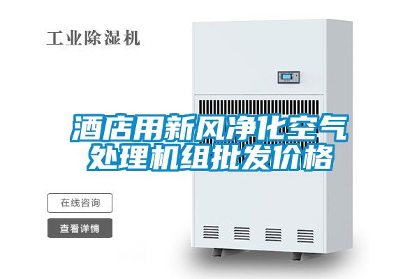 酒店用新風凈化空氣處理機組批發價格