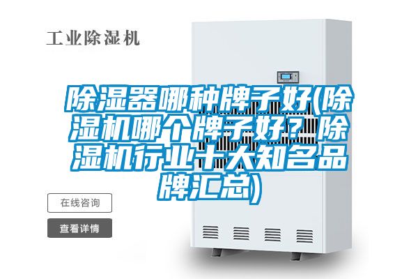 除濕器哪種牌子好(除濕機哪個牌子好？除濕機行業(yè)十大知名品牌匯總)