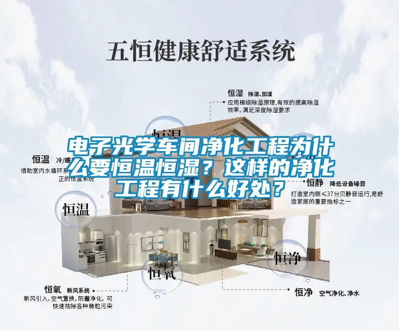 電子光學車間凈化工程為什么要恒溫恒濕？這樣的凈化工程有什么好處？