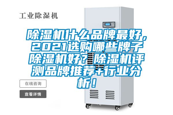 除濕機什么品牌最好，2021選購哪些牌子除濕機好？除濕機評測品牌推薦+行業分析！