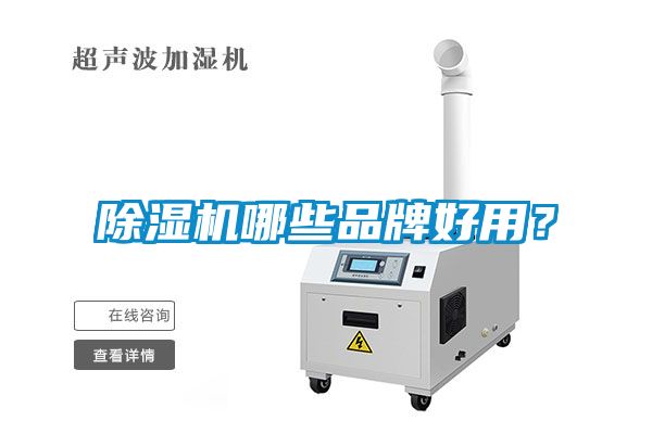 除濕機哪些品牌好用？