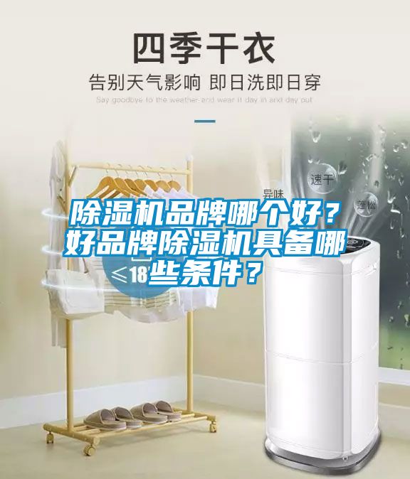 除濕機品牌哪個好？好品牌除濕機具備哪些條件？