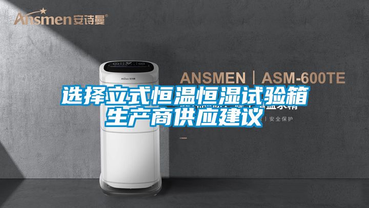 選擇立式恒溫恒濕試驗(yàn)箱生產(chǎn)商供應(yīng)建議