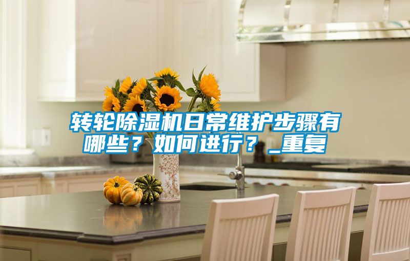 轉輪除濕機日常維護步驟有哪些？如何進行？_重復