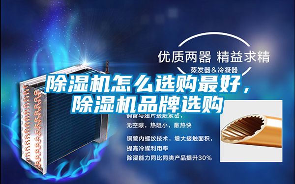除濕機怎么選購最好，除濕機品牌選購