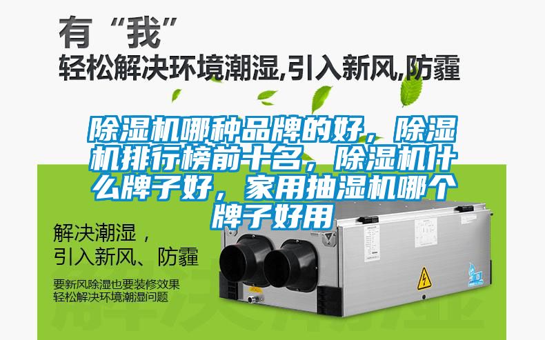 除濕機哪種品牌的好，除濕機排行榜前十名，除濕機什么牌子好，家用抽濕機哪個牌子好用