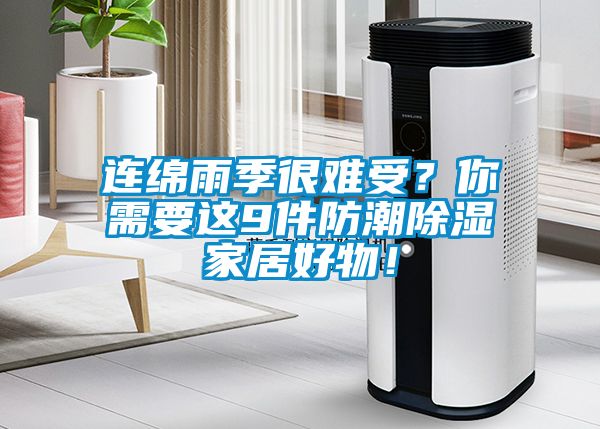 連綿雨季很難受？你需要這9件防潮除濕家居好物！